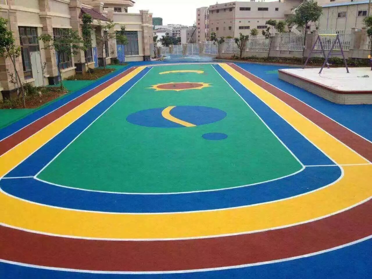 Solutions for colored pavement